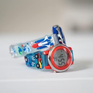 Waterproof 7 Colors Light with Alarm Collection Digital Watch - Image 6
