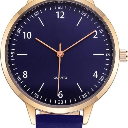 Women Watches Leather Mesh Strap Round Case Analog Fashion Ladies Wrist Watches