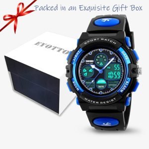Kids Sports Watch Waterproof Boys Multi-Function Digital Wristwatch LED Alarm Stopwatch - Image 6