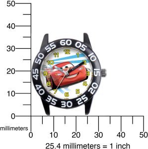 Disney Cars Kids' Plastic Time Teacher Analog Quartz 3D Strap Watch - Image 5