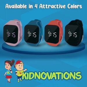 Rechargeable Water-Resistant Digital Watch Time Gift for Kids, Blue - Image 6