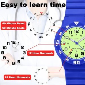 Waterproof Watch for Women 24 Hour Time Dial - Image 5