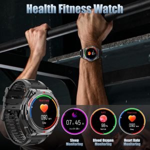 Smart Watch, 1.52-Inch Touch Screen Smartwatch with Text and Call, Heart Rate, Blood Oxygen - Image 3