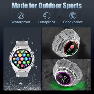 Smart Watch, 1.52-Inch Touch Screen Smartwatch with Text and Call, Heart Rate, Blood Oxygen - Image 5